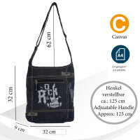 Sunsa canvas bag women hobo handbag shoulder bag stone washed shoulder bag shopper black corssbody