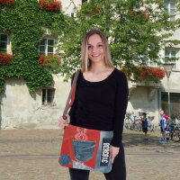 Sunsa Jeanstasche. Umhängetasche/ Crossbody Bag