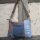 Sunsa Damen Umhängetasche aus braune Canvas & Upcycling Jeans. Crossbody Tasche
