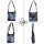 Sunsa Damen Canvas Hobotasche/ Umhängetasche. Crossbody aus Jeansstoff & schwarze Canvas