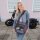 Sunsa woman canvas bag jeans hobo blue shoulder bag crossbody black