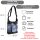 Sunsa Damen Canvas Hobotasche/ Umhängetasche. Crossbody aus Upcycling Jeans & schwarze Canvas