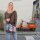Sunsa Damen Canvas Hobotasche/ Umhängetasche. Crossbody aus Upcycling Jeans & schwarze Canvas