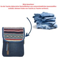 Sunsa Canvas Bag small shoulder bag used jeans stone washed crossbody canvas bag beige blue