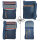 Sunsa Damen Handy Tasche, kleine Umhängetasche aus Upcycling Jeans & gewebte Baumwolle. Vegane Crossover bag mit Streifen