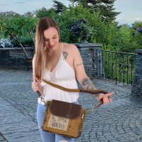 Sunsa Vintage Tasche Messengertasche Umhängetasche Schultertasche kleine Corssbody Tasche