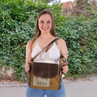 Sunsa Vintage Tasche Messengertasche Umhängetasche Schultertasche kleine Corssbody Tasche