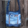 Sunsa woman canvas bag jeans stonewashed hobo blue shoulder bag crossbody brown