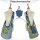 Sunsa Wende Hobo Cotton/Jeans Umhängetasche Schultertasche Crossbodybag