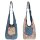Sunsa Wende Hobo Cotton/Jeans Umhängetasche Schultertasche Crossbodybag