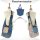 Sunsa Wende Hobo Cotton/Jeans Umhängetasche Schultertasche Crossbodybag