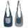 Sunsa Wende Hobo Cotton/Jeans Umhängetasche Schultertasche Crossbodybag