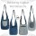 Sunsa Wende Hobo Cotton/Jeans Umhängetasche Schultertasche Crossbodybag