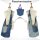 Sunsa Wende Hobo Cotton/Jeans Umhängetasche Schultertasche Crossbodybag