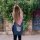 Sunsa Wende Hobo Cotton/Jeans Umhängetasche Schultertasche Crossbodybag