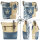 Sunsa Vintage Umhängetasche aus Jeansstoff & Canvas. Damen Crossbody Bag