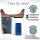Sunsa Umhängetasche aus Upcycling Jeans & Canvas. Crossbody Hobo Tasche