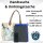 Sunsa Vintage Shopper beach bag shoulder bag canvas with leather