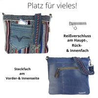 Sunsa Canvas Tasche Umhängetasche Schultertaschen Jeans Jeanstasche Crossbody