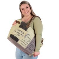 Sunsa Vintage Tasche XXL Shopper Handtasche Canvas Schultertasche Badetasche