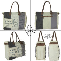 Sunsa Vintage Tasche XXL Shopper Handtasche Canvas Schultertasche Badetasche