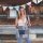 Sunsa Damen Umhängetasche in Patchwork Design. Crossbody aus Canvas & Upcycling Jeans