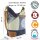 Sunsa Umhängetasche aus recycelter Jeans & Canvas. Nachhaltige Crossbody Tasche