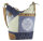 Sunsa Umhängetasche aus Upcycling Jeans & Canvas. Crossbody Tasche