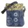 Sunsa kleine Umhängetasche aus Jeansstoff & Canvas Mini Jeanstasche