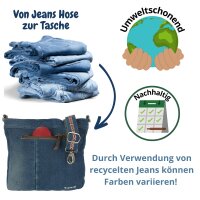 Sunsa Canvas Tasche Umhängetasche Schultertaschen Jeans Jeanstasche Crossbody