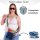 Sunsa kleine Damen Umhängetasche aus Jeansstoff & Sari. Tasche