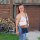 Sunsa kleine Damen Umhängetasche aus Upcycling Jeans & Sari. Tasche