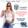 Sunsa kleine Damen Umhängetasche aus Upcycling Jeans & Sari. Tasche