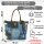 Sunsa XXL Vintage Tasche, Badetasche Weekender Shopper aus Upcycling Jeans & Canvas