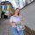 Sunsa Umhängetasche aus Canvas & Jeansstoff. Crossbody Bag