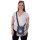 Sunsa Damen Handy Tasche, kleine vegane Umhängetasche aus Upcycling Jeans & Canvas. Vegan Cross Over bag in Vintage Stil