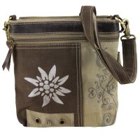 Domelo canvas bag shoulder bag shoulder bag brown beige