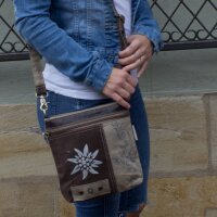Domelo canvas bag shoulder bag shoulder bag brown beige