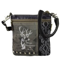 Domelo canvas bag shoulder bag shoulder bag black gray