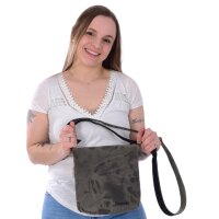 Domelo canvas bag shoulder bag shoulder bag brown beige