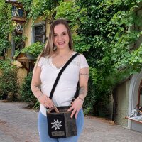Domelo canvas bag shoulder bag shoulder bag brown beige