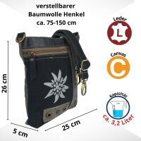 Domelo canvas bag shoulder bag shoulder bag brown beige