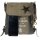 Sunsa Vintage Tasche Schultertasche Messenger Umhängetasche aus Canvas mit Leder