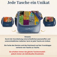 Sunsa woman canvas bag messenger jeans stonewashed shoulder bag crossbody colorful