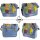 Sunsa Damen Messenger Tasche. Umhängetasche aus Upcycling Saree & Jeans