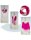Sunsa Winter Schlauchschal,Loopschal Farbverlauf design. Halstuch/ Schal aus Viskose pink