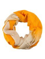 Sunsa Winter Schlauchschal,Loopschal Farbverlauf design. Halstuch/ Schal aus Viskose orange