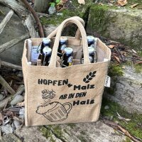 Jute bag Home Sweet Home, shopping bag, shopper