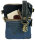 Sunsa kleine Umhängetasche aus Upcycling Jeans & schwarzes Canvas