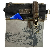 Sunsa Vintage shoulder bag shoulder bag with leather